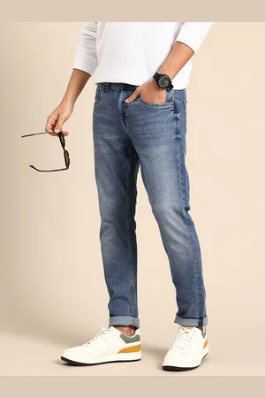 Being Human Men Slim Fit Heavy Fade Stretchable Jeans