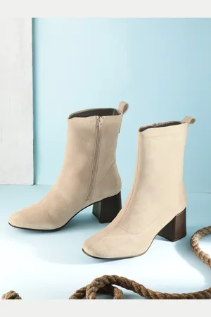 Nautica Women Mid-Top Block Heels Regular Boots