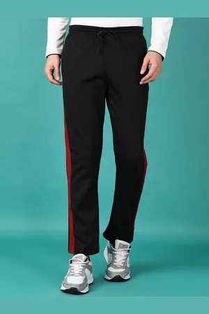 V-Mart Men Colourblocked Mid-Rise Track Pants