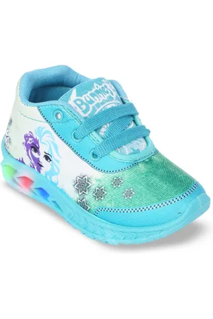 Bunnies Kids Woven Design Led Slip- On Sneakers Shoes