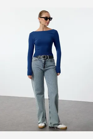 Trendyol Women Cotton Fitted Crop Top