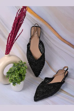 Jove Women Pointed Toe Mules Flats