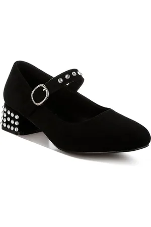 London Rag Women Embellished Block Pumps with Buckles