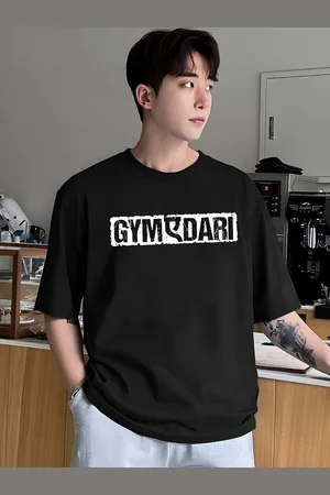 Moda Rapido Men Drop-Shoulder Sleeves Pure Cotton T-shirt