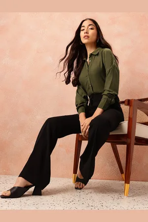 all about you Drop-Shoulder Sleeves Regular Fit Casual Shirt