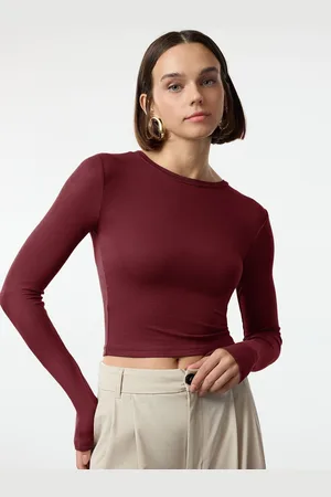 Trendyol Women Fitted Crop Top