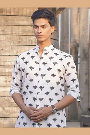 SHIWAM ETHNIX Men Opaque Printed Casual Shirt