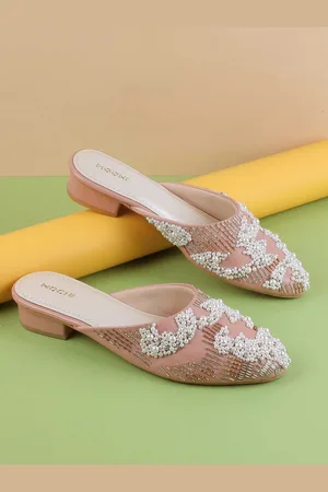 All Things Mochi Women Embellished Comfort Sandals