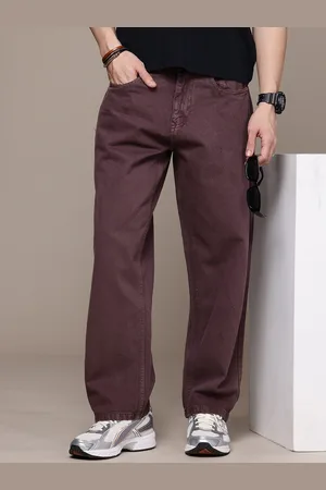 WROGN Men Loose Fit Pure Cotton Jeans