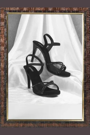 Metro Embellished Stiletto Heel Sandals