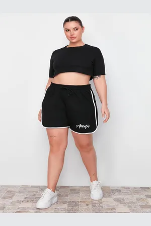 Trendyol Women Plus Size Sports Shorts