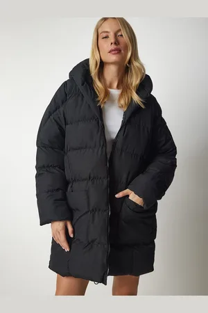 Happiness istanbul Women Longline Quilted Jacket