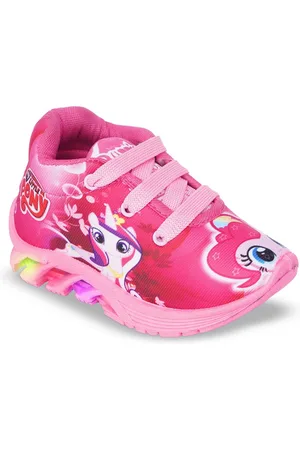 Bunnies Kids Printed Round Toe LED Sneakers