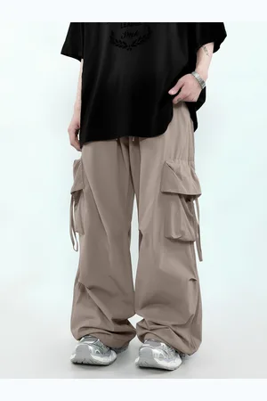 Maniac Men Mid- Rise Loose Fit Cargos Trouser