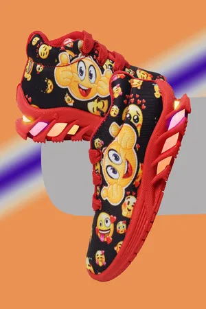 Bunnies Kids Woven Design High-Top Sneakers