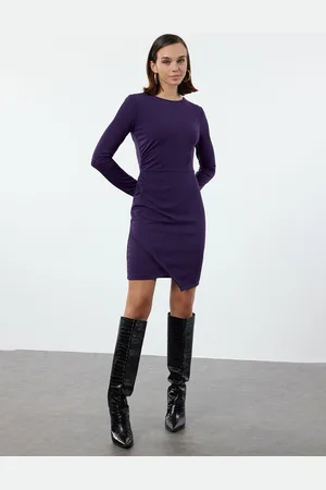 Trendyol Women Round Neck Bodycon Dress