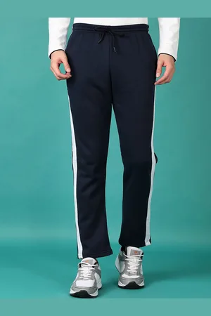 V-Mart Men Colourblocked Mid-Rise Track Pants