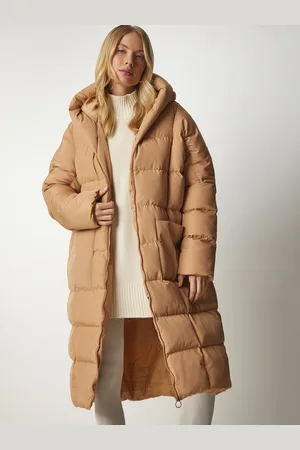 Happiness istanbul Women Hooded Longline Trench Coat