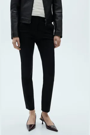 MANGO Women Mid-Rise Semiformal Skinny Fit Cropped Chinos