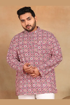 Sztori Ethnic Motifs Printed Mandarin Collar Straight Kurta