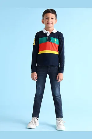 Ralph Lauren Boys Slim Fit Light Fade Cotton Jeans