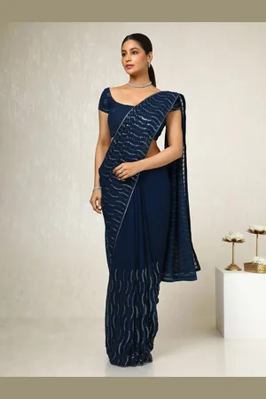 Soch Embellished Sequinned Poly Georgette Saree