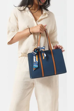 Chumbak Sailor Mini Tote With Scarf | Navy