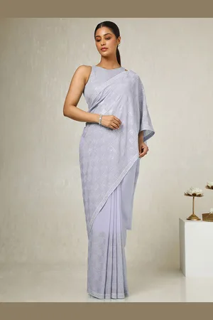 Soch Embellished Sequinned Poly Georgette Saree