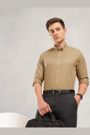 Nautica Pure Cotton Slim Fit Opaque Formal Shirt
