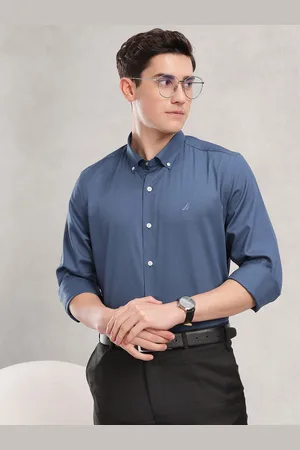 Nautica Pure Cotton Premium Slim Fit Formal Shirt