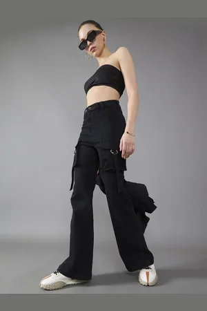 DOLCE CRUDO Women Bootcut High-Rise Stretchable Jeans