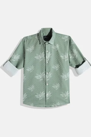 CHARCHIT Boys Comfort Floral Printed Casual Shirt
