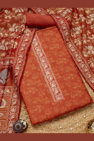 Soch Floral Printed sequinned Unstitched Dress Material
