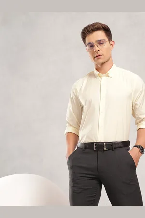 Nautica Slim Fit Opaque Pure Cotton Formal Shirt