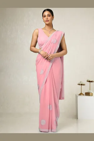 Soch Embellished Beads and Stones Poly Georgette Saree