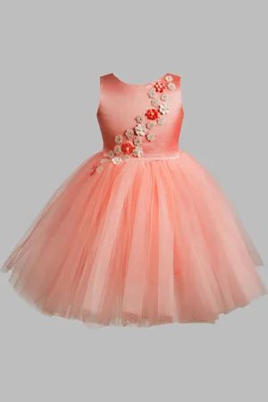 Toy Balloon Kids Girls Embellished Fit & Flare Dress