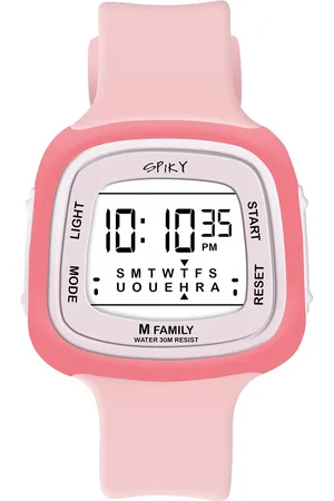 Spiky Kids Printed Dial Digital Automatic Watch SPKEVA16_C4_PNK
