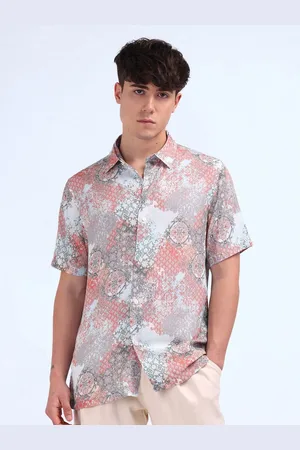 Flying Machine Men Classic Floral Opaque Printed Casual Shirt