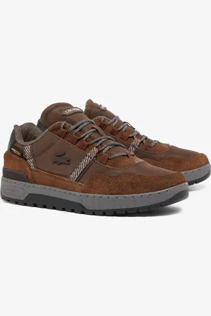 Lacoste Men Textured Contrast Sole Sneakers