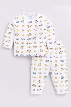 dollar Boys Round Neck Printed T-Shirt with Trousers