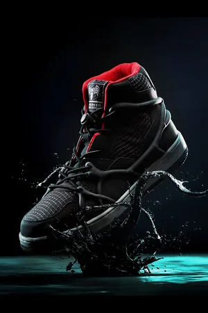 The Souled Store Men Textured PU High-Top Sneakers