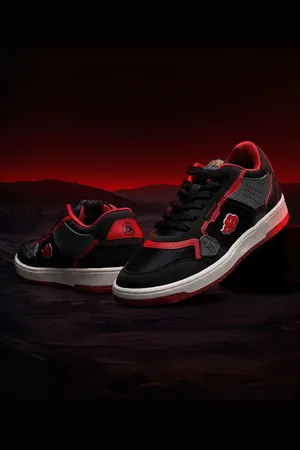 The Souled Store Naruto Shippuden: The Rogue Shinobi Men Lightweight Lace-Ups Sneakers