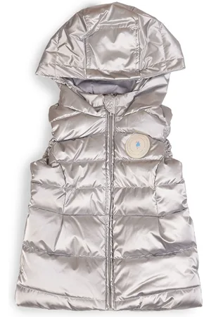 Ralph Lauren Girls Hooded Solid Casual Gilet Jacket
