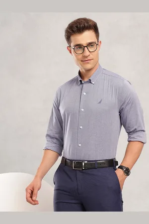 Nautica Pure Cotton Premium Slim Fit Formal Shirt