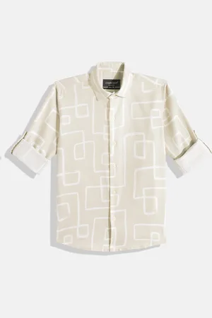 CHARCHIT Boys Comfort Abstract Printed Casual Shirt