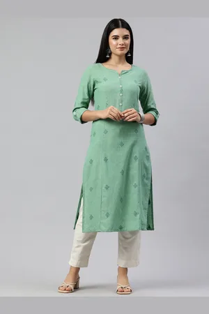 ALENA Woven Designed Straight Kurta