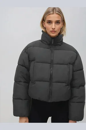 KOTTY Women Insulator Crop Puffer Jacket