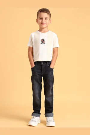 Ralph Lauren Boys Slim Fit Mid-Rise Light Fade Jeans