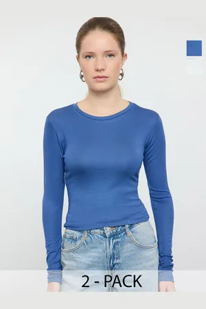 Trendyol Women Pack of 2 Crop Top