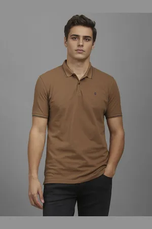 Louis Philippe Men Polo Collar Slim Fit T-shirt